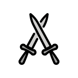 Crossed swords - OpenMoji