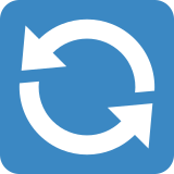Counterclockwise arrows button - Twitter / X
