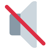 Muted speaker - Twitter / X