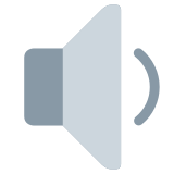 Speaker medium volume - Twitter / X