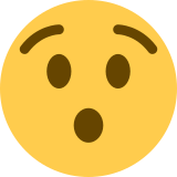 Hushed face - Twitter / X