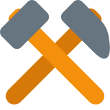 Hammer and pick - Twitter / X