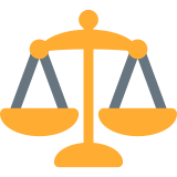 Balance scale - Twitter / X