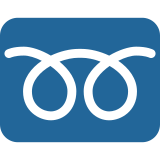 Double curly loop - Twitter / X