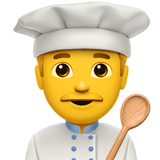 Male cook emoji