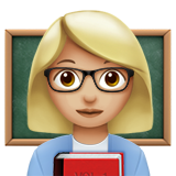 woman teacher: medium-light skin tone
