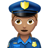 woman police officer: medium skin tone