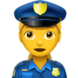 Police woman smiley