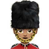 woman guard: medium skin tone