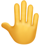 raised back of hand emoji