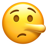 Long nose emoji