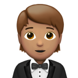 person in tuxedo: medium skin tone