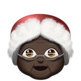 Mrs. Claus: dark skin tone