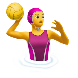 woman playing water polo