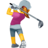 Woman golfing - Facebook