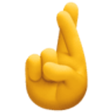 Crossed fingers - Facebook
