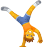 Person cartwheeling - Facebook