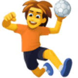 Person playing handball - Facebook