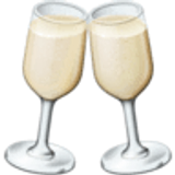 Clinking glasses - Facebook