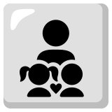 Family: man, girl, boy - Noto Color Emoji