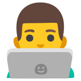 Man technologist - Noto Color Emoji