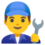 Man mechanic - Noto Color Emoji