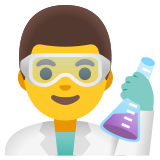 Man scientist - Noto Color Emoji