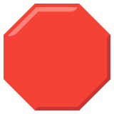 Stop sign - Noto Color Emoji