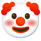 Clown face - Noto Color Emoji