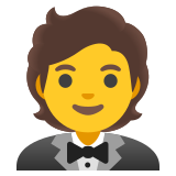 Person in tuxedo - Noto Color Emoji