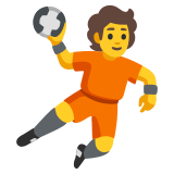 Person playing handball - Noto Color Emoji