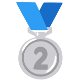 2nd place medal - Noto Color Emoji