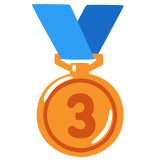 3rd place medal - Noto Color Emoji