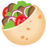 Stuffed flatbread - Noto Color Emoji