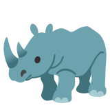 Rhinoceros - Noto Color Emoji
