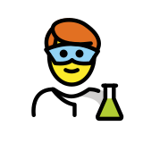 Man scientist - OpenMoji