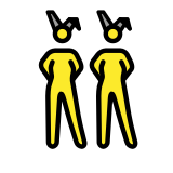 Women with bunny ears - OpenMoji