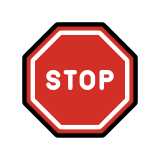 Stop sign - OpenMoji