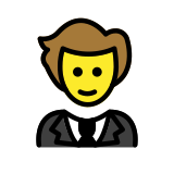 Person in tuxedo - OpenMoji