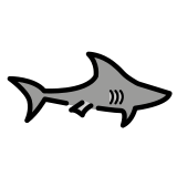 Shark - OpenMoji