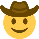 Cowboy hat face - Twitter / X