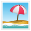 Beach with parasol Whatsapp U+1F3D6 Beach with parasol Whatsapp U+1F3D6