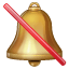Crossed bell U+1F515 Crossed bell U+1F515