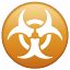 Biohazard symbol U+2623 Biohazard symbol U+2623