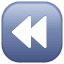 Rewind symbol U+23EA Rewind symbol U+23EA