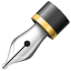 Fountain pen quill Whatsapp U+2712 Fountain pen quill Whatsapp U+2712