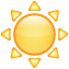 Black sun emoji Whatsapp U+2600 Black sun emoji Whatsapp U+2600