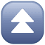 Fast upwards button U+23EB Fast upwards button U+23EB