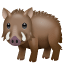 Boar smiley U+1F417 Boar smiley U+1F417
