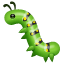 Caterpillar emoji Whatsapp U+1F41B Caterpillar emoji Whatsapp U+1F41B